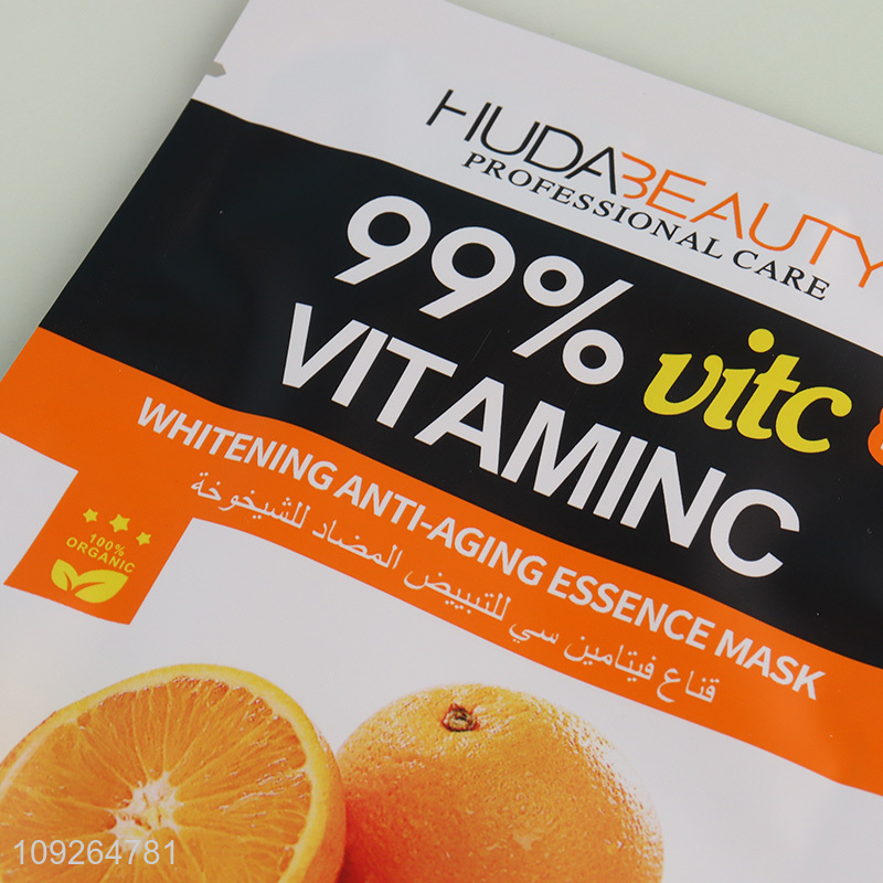 New Arrival Vitamin C & Hyaluronic Acid Anti-Aging Freckle Removing Face Mask