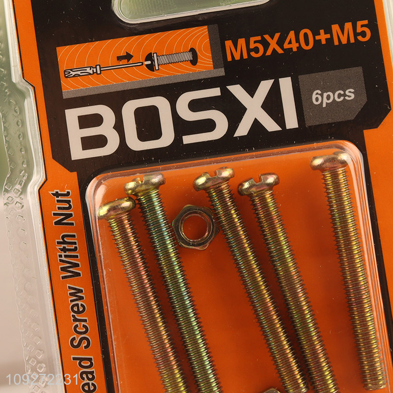 China Wholesale Iron Screws and Nuts Set Fastener Kit