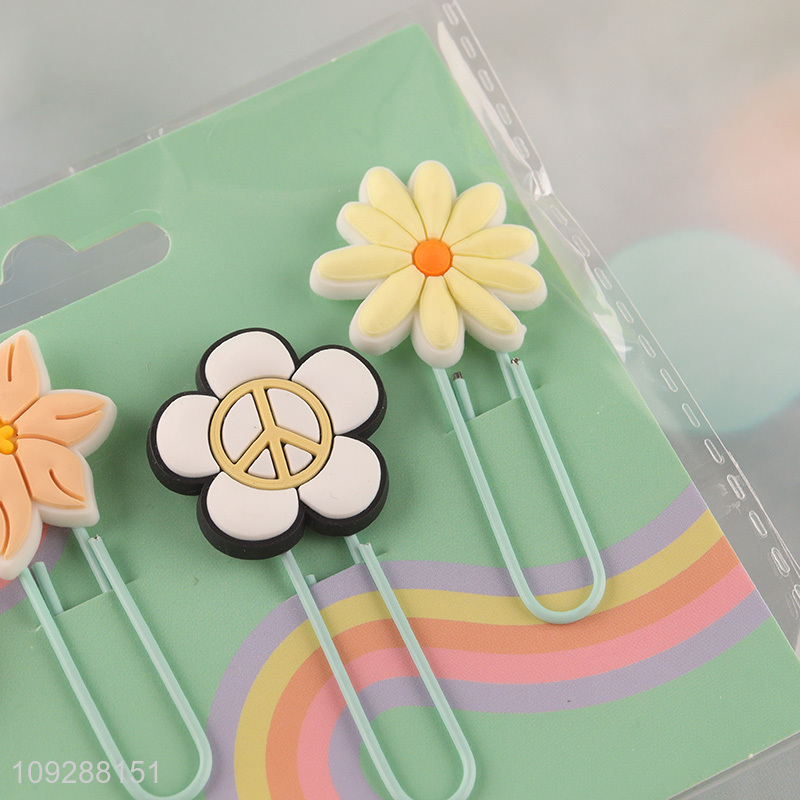New arrival 4pcs school office iron paper clips set
