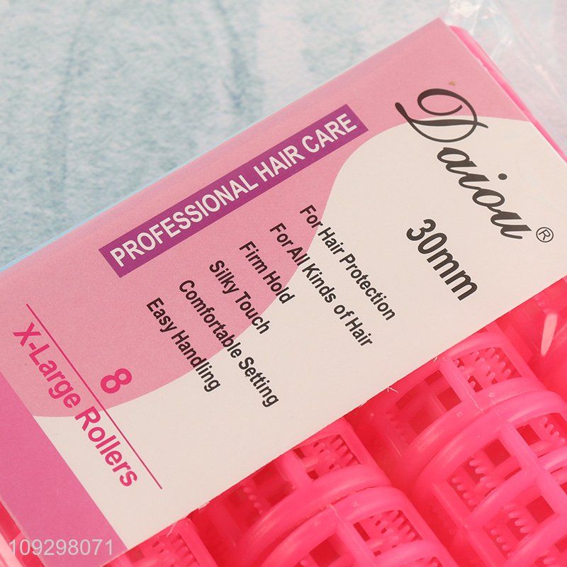 Top products 8pcs plastic hair roller set for sale