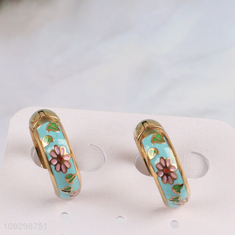 Online wholesale multicolor fashion earrings ear studs