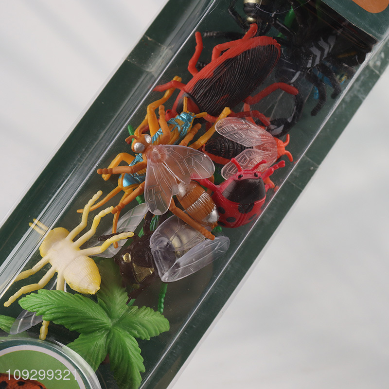 Hot selling 12pcs insect model toys for children