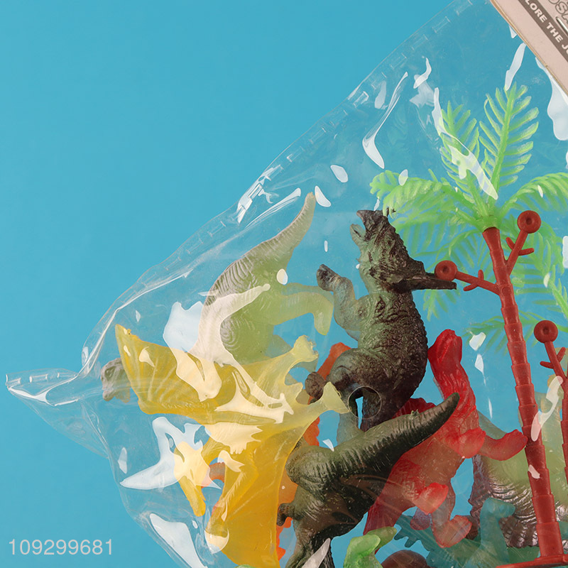Top selling 12pcs dinosaur world model toys