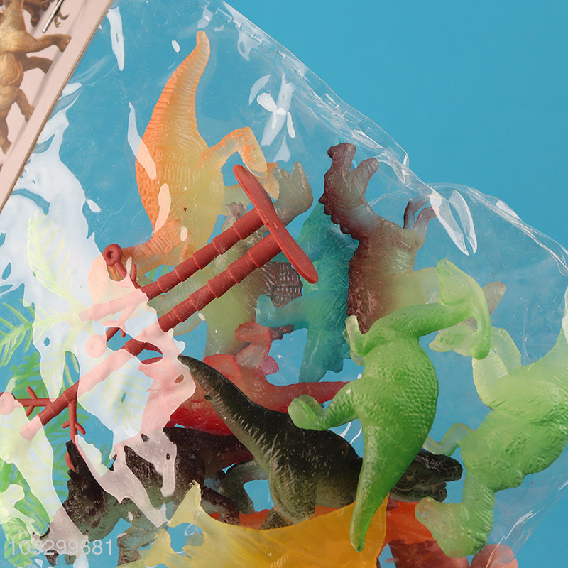 Top selling 12pcs dinosaur world model toys