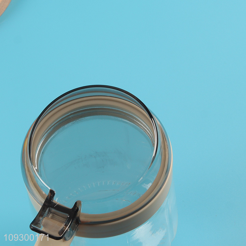China wholesale kitchen glass condiment jar set