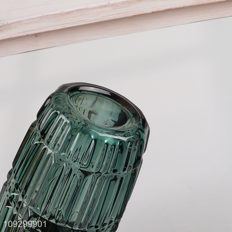 Low price 420ml glass water cup straw cup