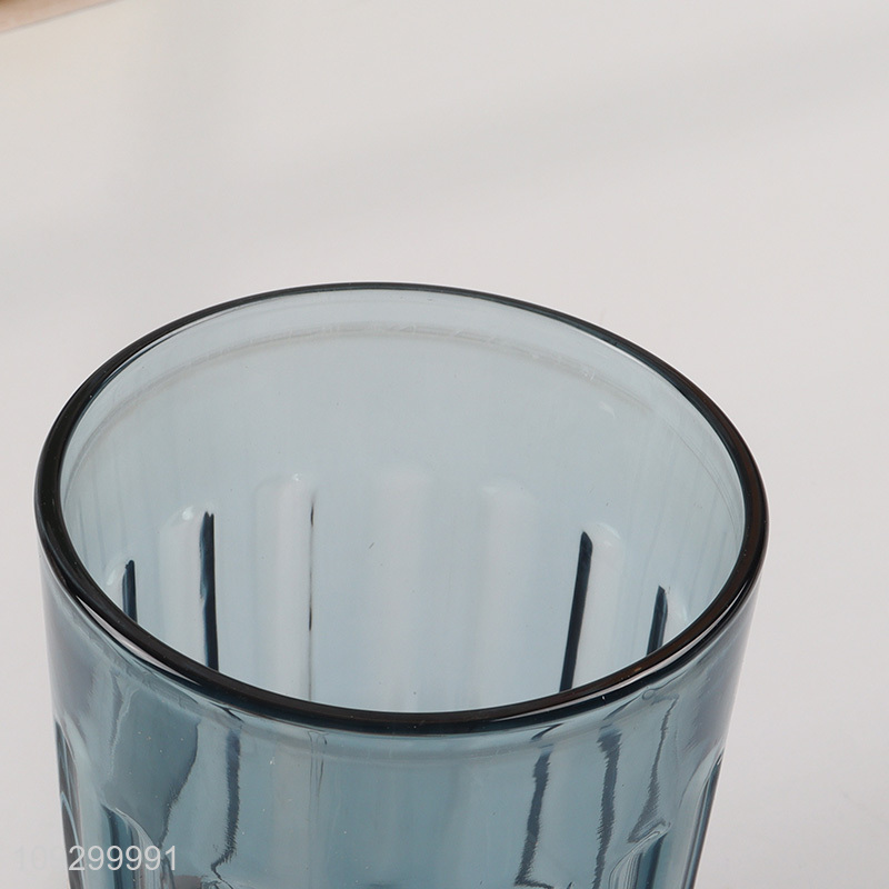 Top selling 450ml glass water cup straw cup