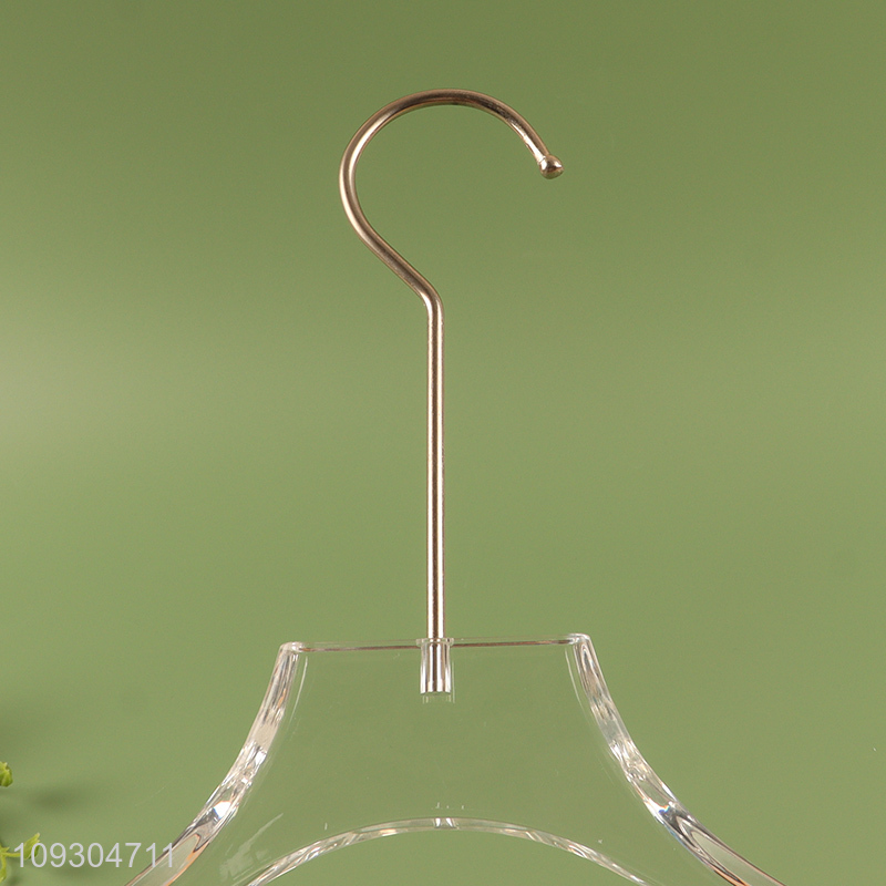 Hot items clear anti-slip clothes hanger clothes rack