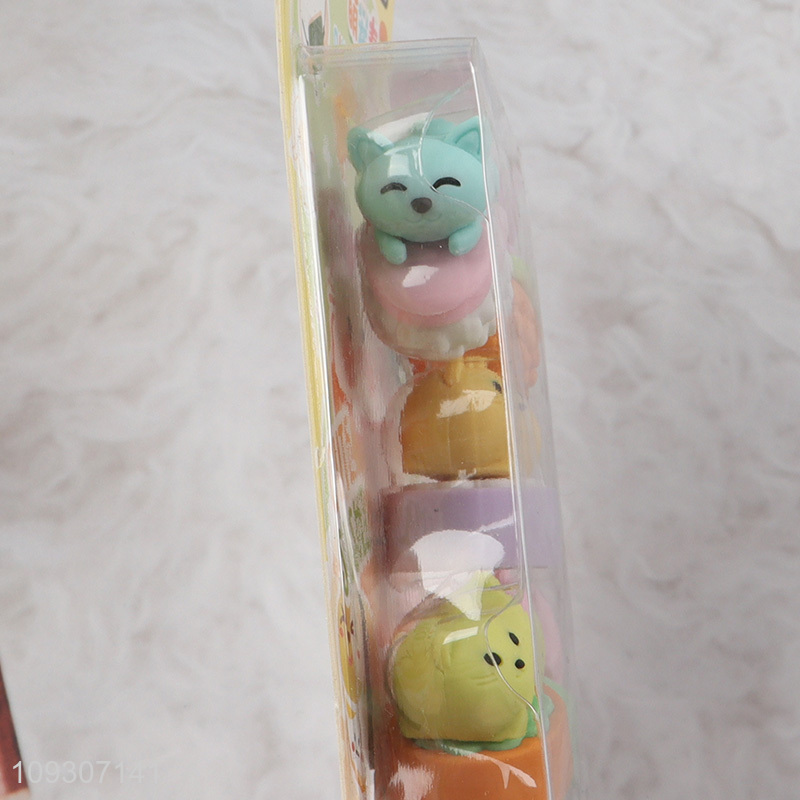 China wholesale sushi series students stationery eraser set