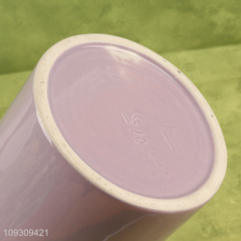 New arrival purple flower vase hydroponic vase