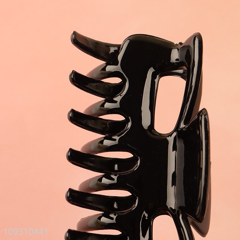 Factory wholesale black hair claw clips hair accessories