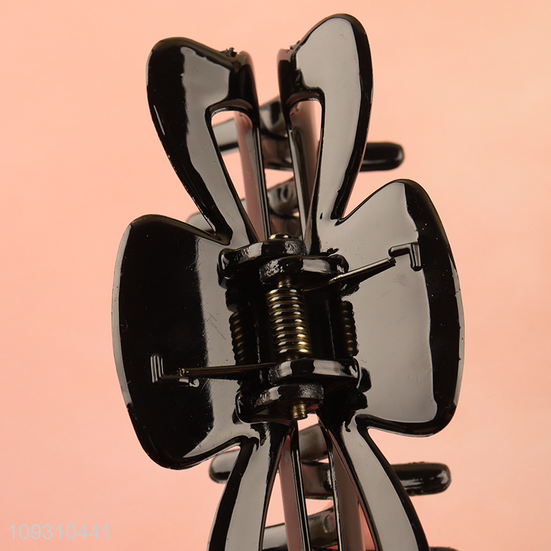 Factory wholesale black hair claw clips hair accessories