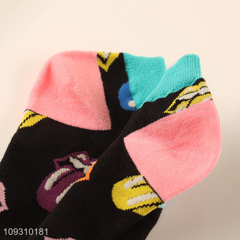 Good quality fashion cotton socks women ankle socks for sale