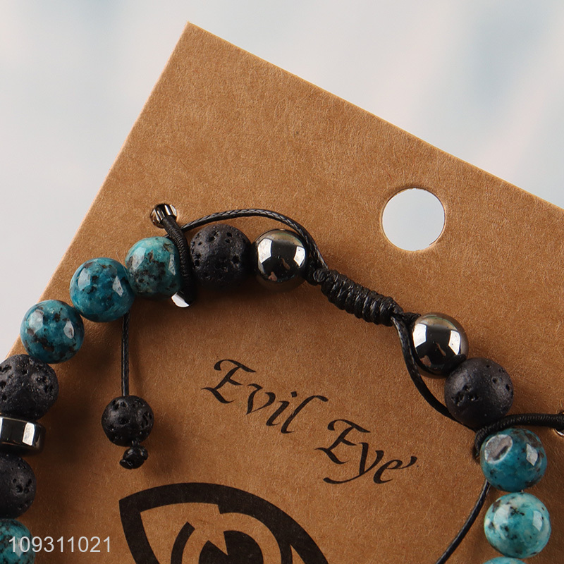New style good luck fashion jewelry stone beaded bracelet
