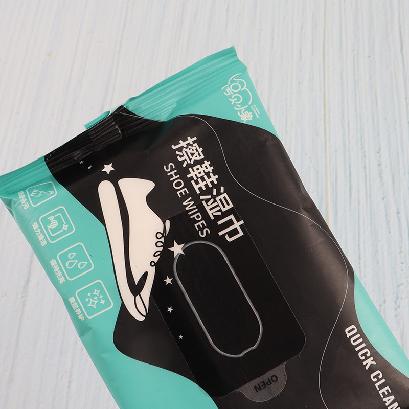 Hot selling quick cleaning shoes wet wipes wholesale
