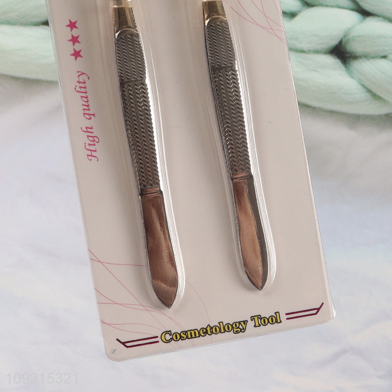 Latest products 2pcs eyebrow tweezers eyebrow clamps set