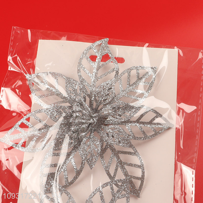 Top sale flower shape christmas hanging ornament wholesale