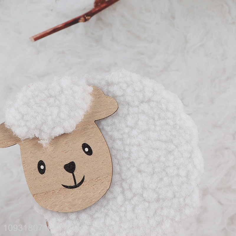 China products sheep wooden christmas ornament decoration