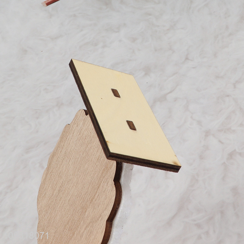 China products sheep wooden christmas ornament decoration