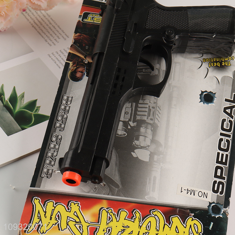 Factory wholesale cool design children artificial gun toys