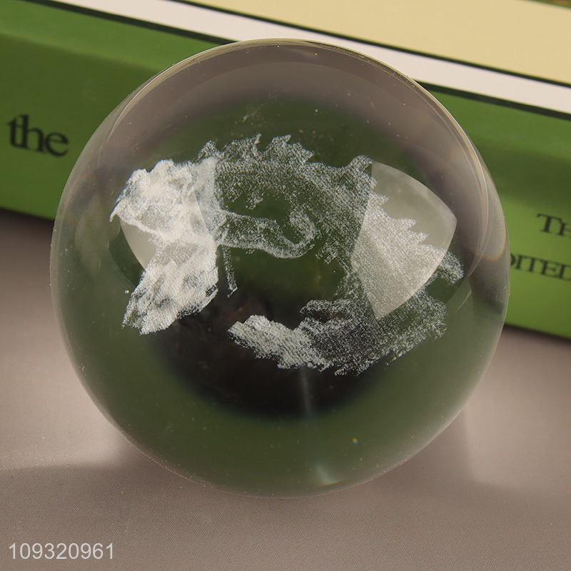 Factory price glass crafts crystal ball for sale