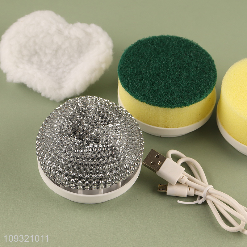Factory wholesale USB Rechargeable Kitchen Dishwashing Brush