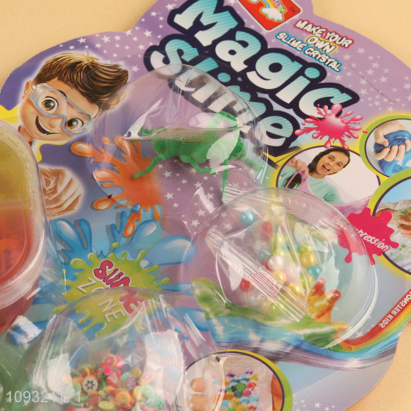 Low price kids diy magic slime crystal slime toys