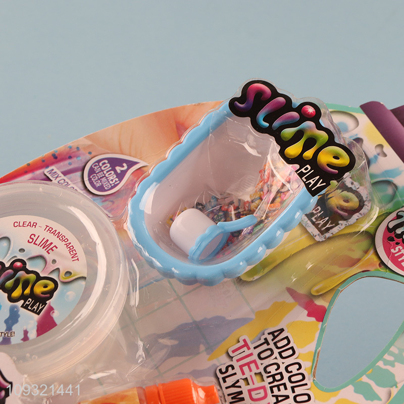 Top sale non-toxic diy magic slime crystal slime toys wholesale