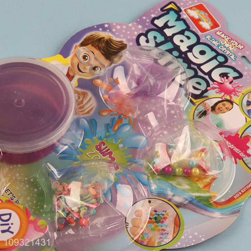 Most popular kids diy magic slime crystal slime toys