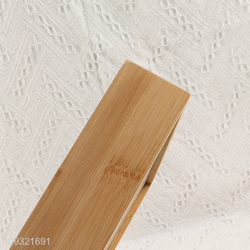 Top selling kitchen bamboo storage tray with handle