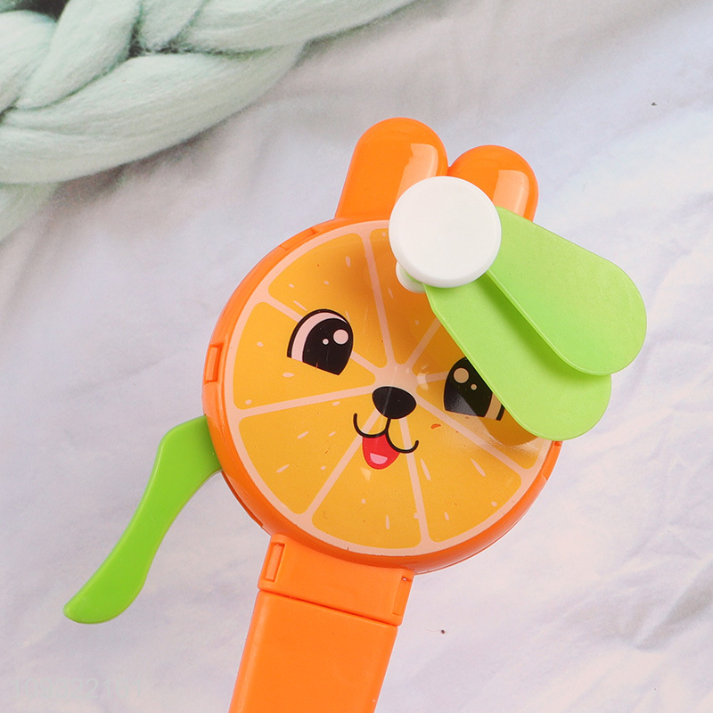 China supplier portable cartoon handheld press fan