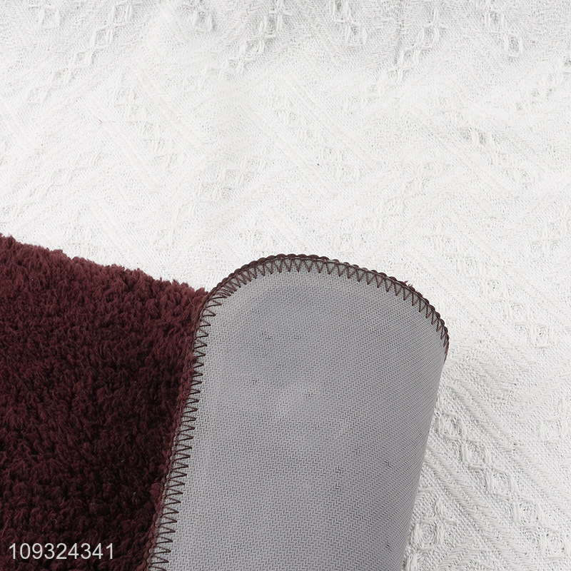 Good selling plush floor mat door mat for home