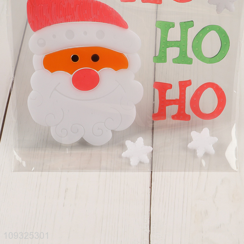 Factory price tpr Christmas sticker window sticker