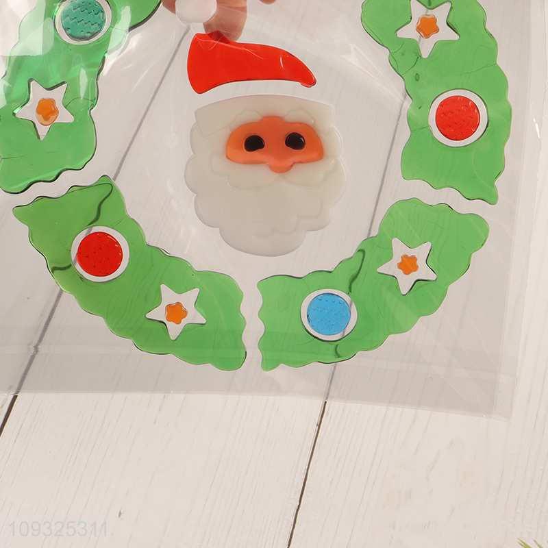 Good selling tpr Christmas sticker window sticker