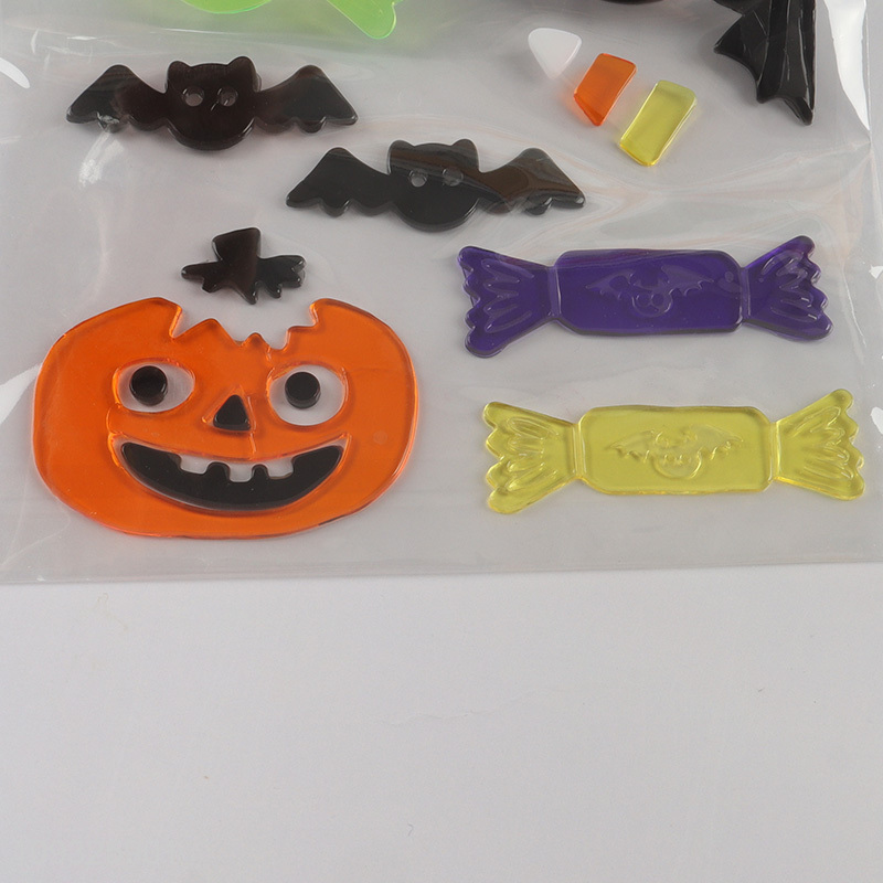China supplier tpr Halloween decoration window sticker