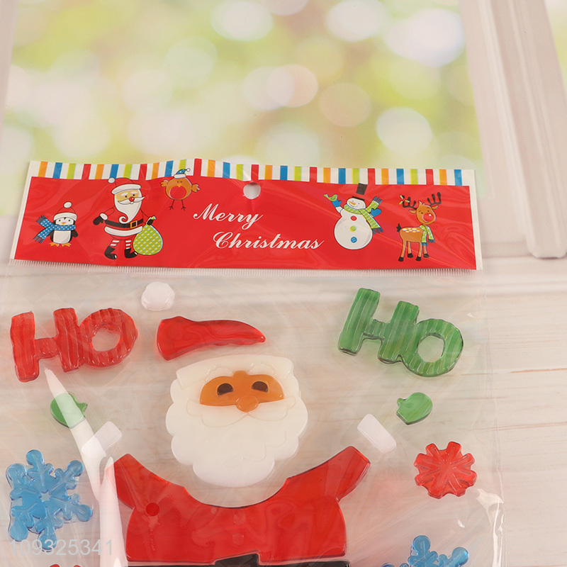 Factory supply tpr Christmas sticker window sticker