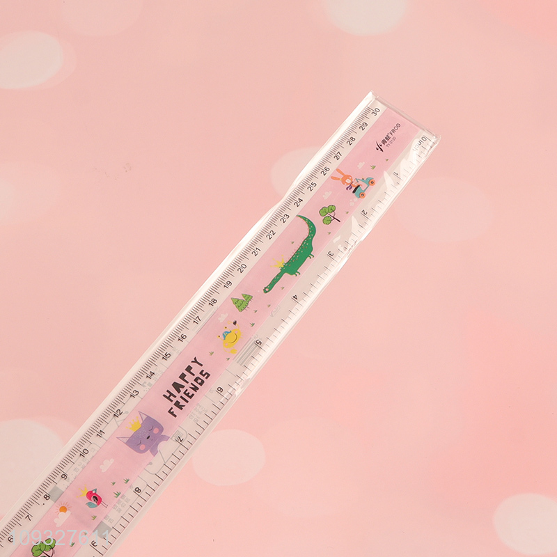 Hot products stationery plastic ruler straight ruler