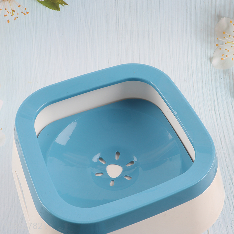 Hot items square plastic pet bowl pet feeder