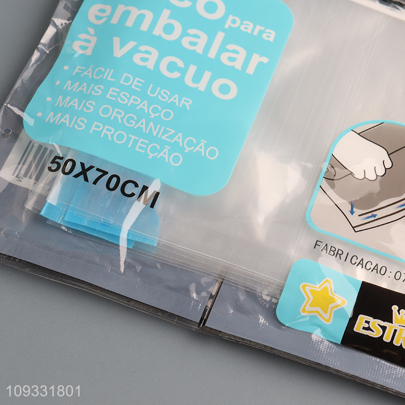 Low price hand rolled vacuum compression bag