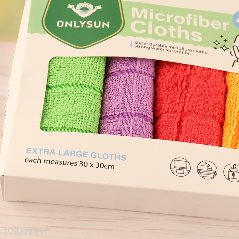 Good quality microfiber cleaning towel cleaning clothes