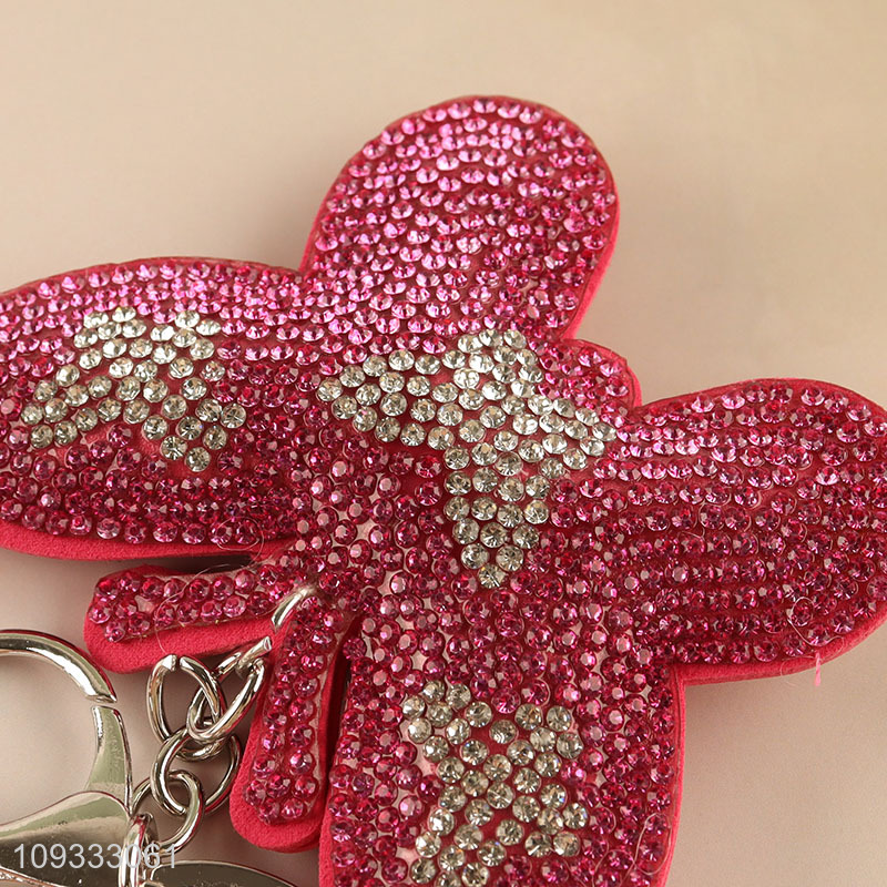 Good selling butterfly shape keychain key rings