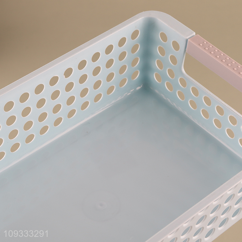 Top selling plastic hollow storage basket wholesale