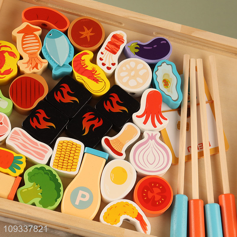 Factory price kids pretend play set barbecue toys