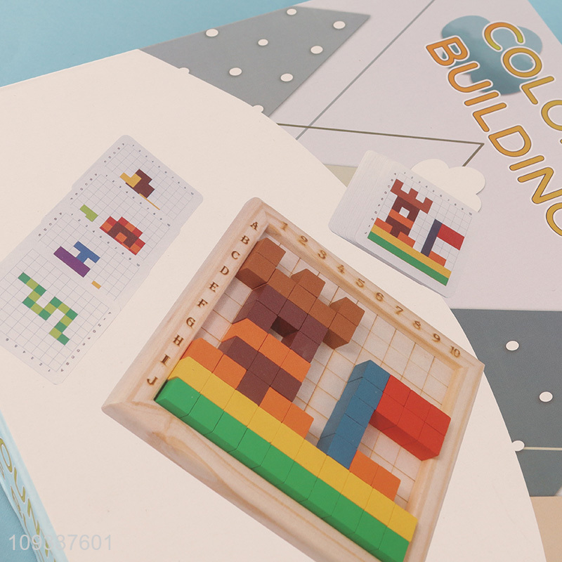 China products colorful counting building block toys