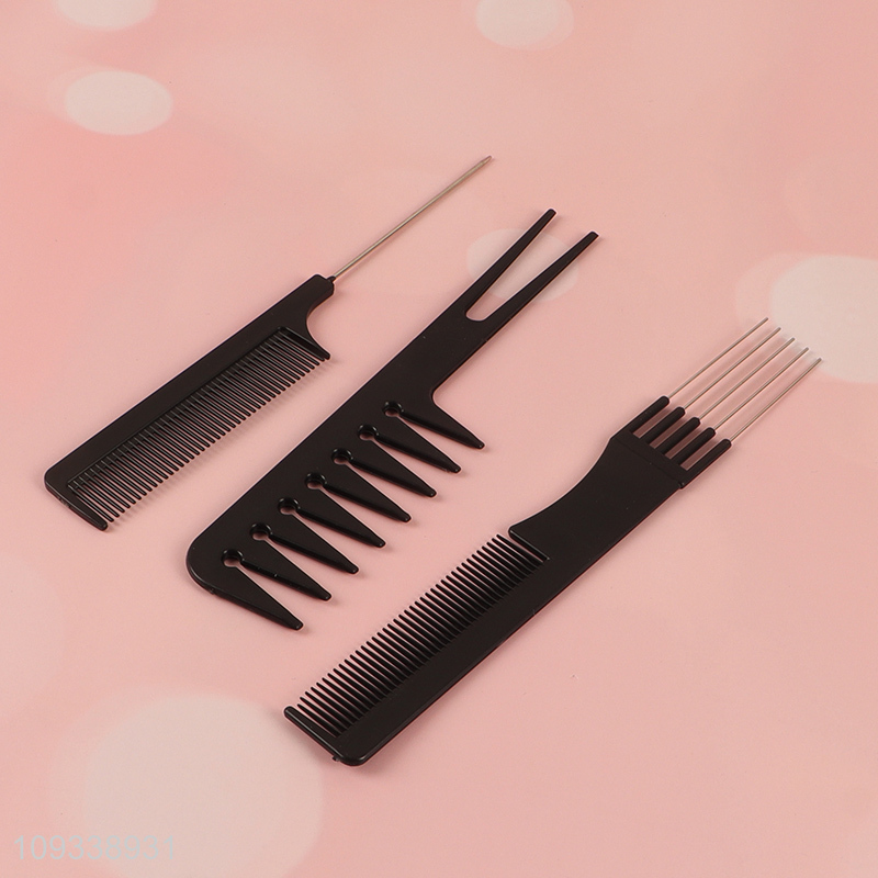 Best quality 10pcs hair comb hair brush set