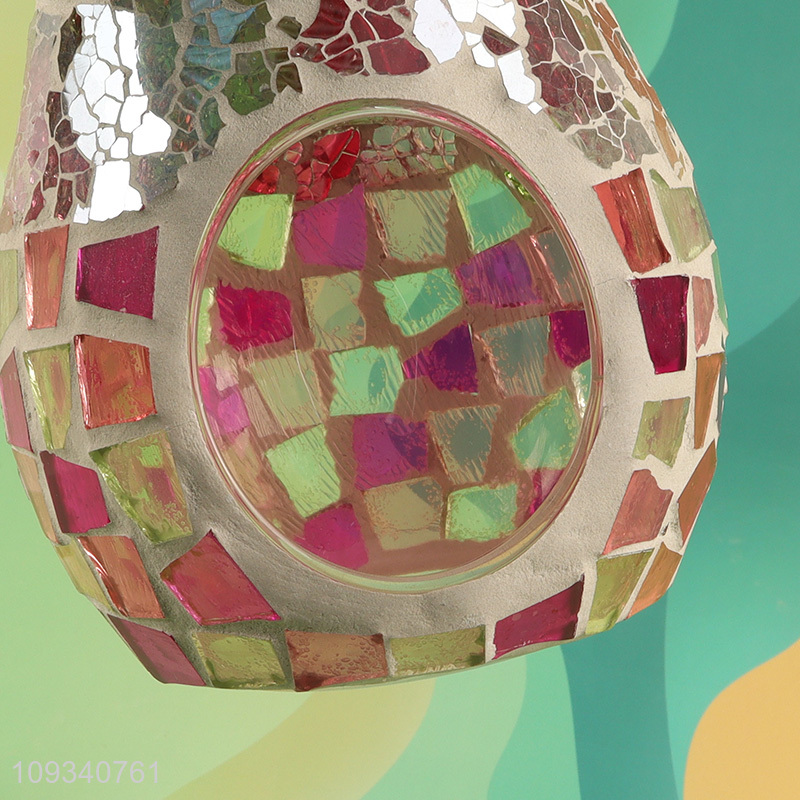 Low price modern style glass candle holder
