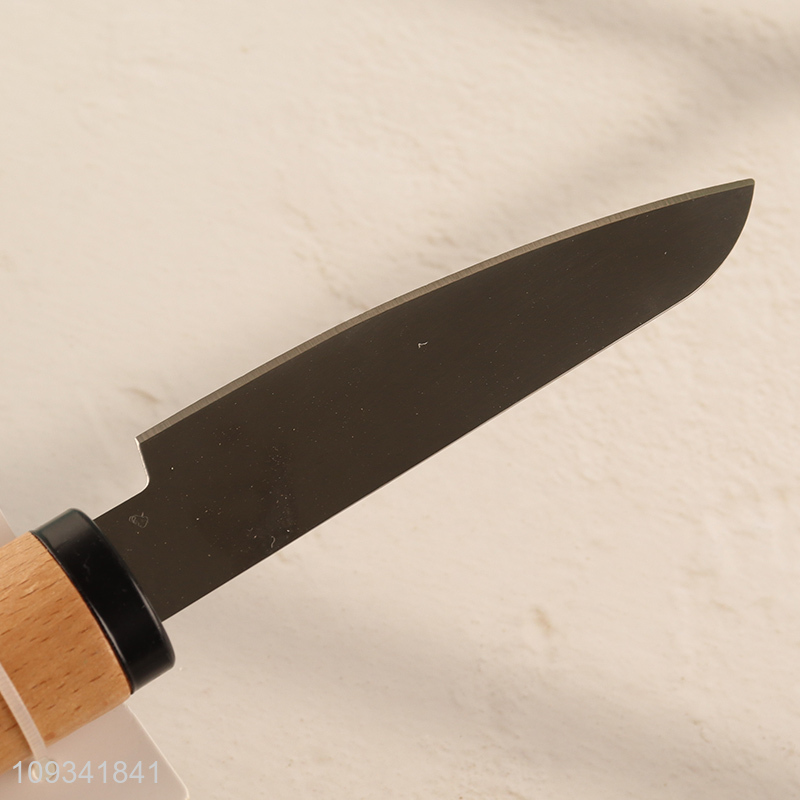 Top selling wooden handle kitchen knife fruits knife