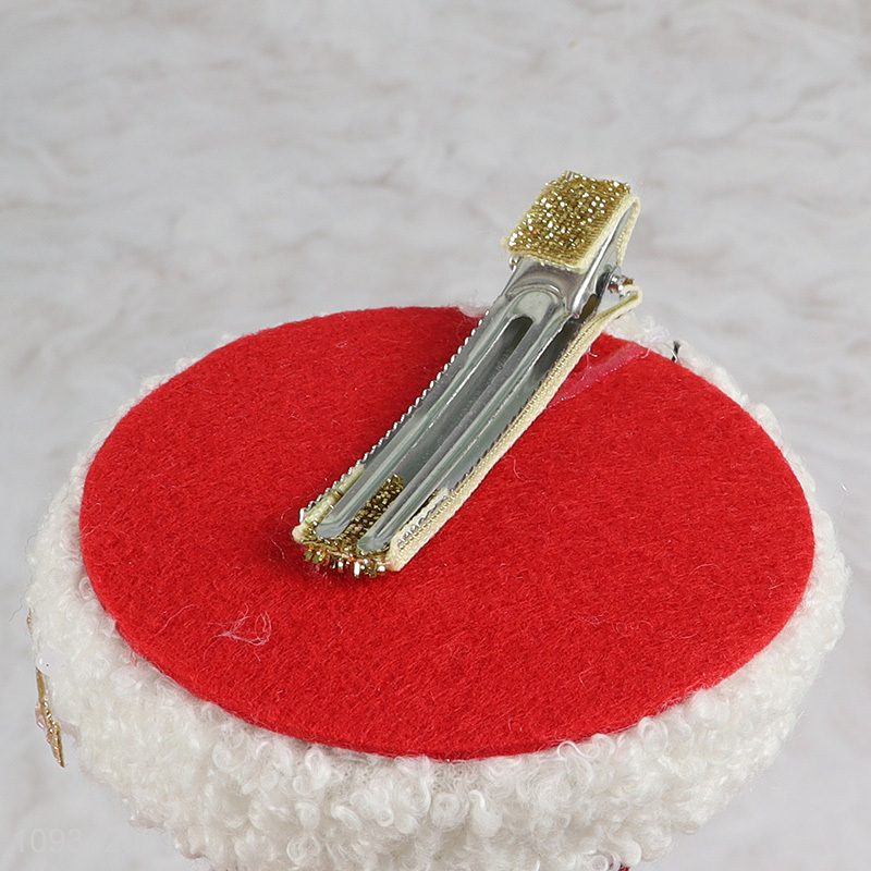China products Christmas hair accessories hat hair clip