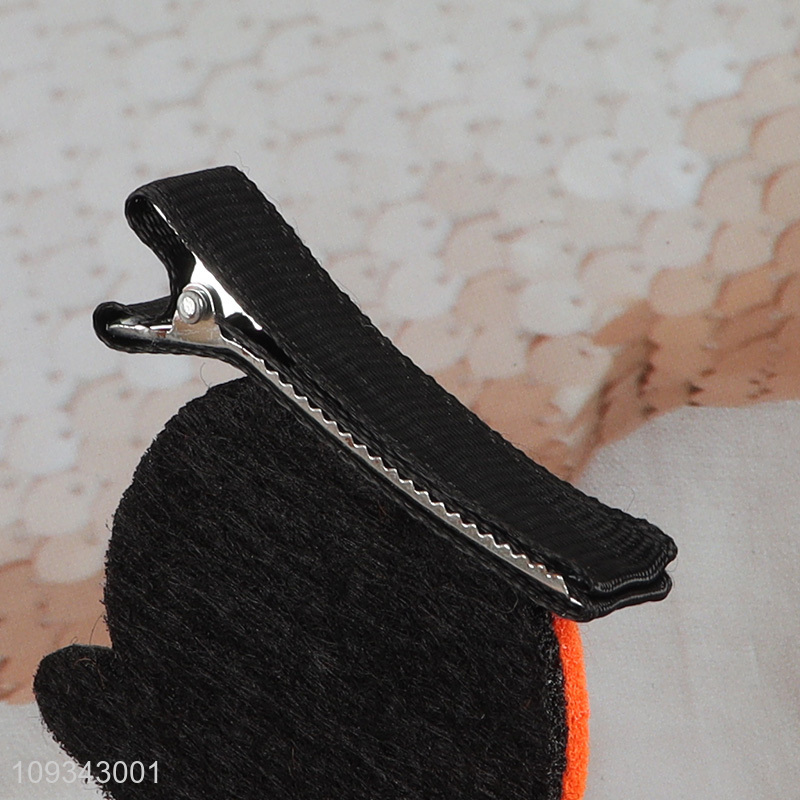 Good sale halloween mini clip pumpkin hair clips