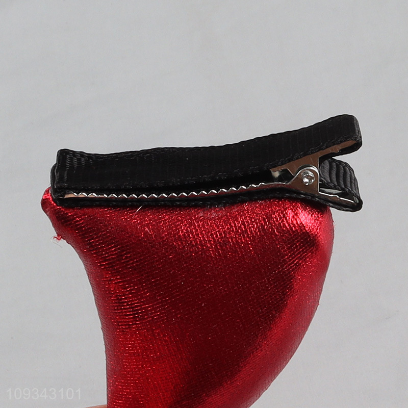 New style stuffed horn hair clips hair accessories